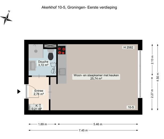 Medium property photo - Akerkhof 10-5, 9711 JB Groningen